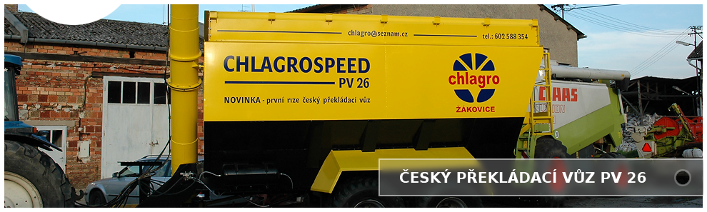 překládací vůz CHLAGROSPEED PV 26