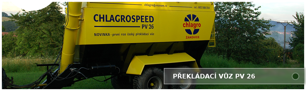 překládací vůz CHLAGROSPEED PV 26